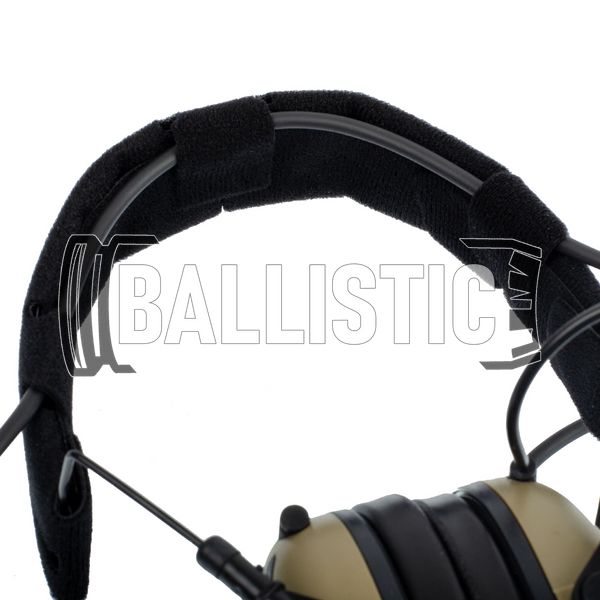 Earmor M32 Mark 3 DualCom MilPro Headset, Coyote Tan, Headband, 22, Dual