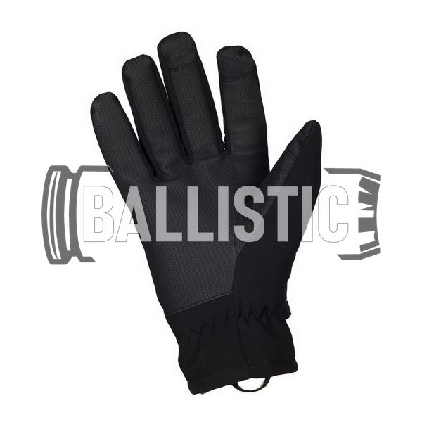 M-Tac Soft Shell Thinsulate Black Gloves, Black, Classic, Winter, Medium