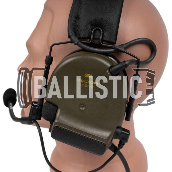 3M Peltor ComTac XPI Headset, Olive, Headband, NATO J11, 25, 2xAAA, Single, Comtac XPI