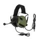 Earmor M32 Mark 3 DualCom MilPro Headset, Foliage Green, Headband, 22, Dual