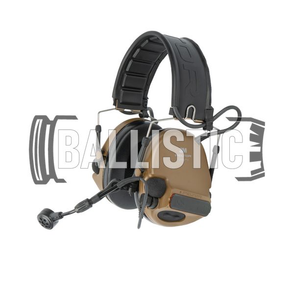 3M Peltor Comtac VI NIB hearing defender, Coyote Brown, Headband, 23, 2xAAA, Comtac VI