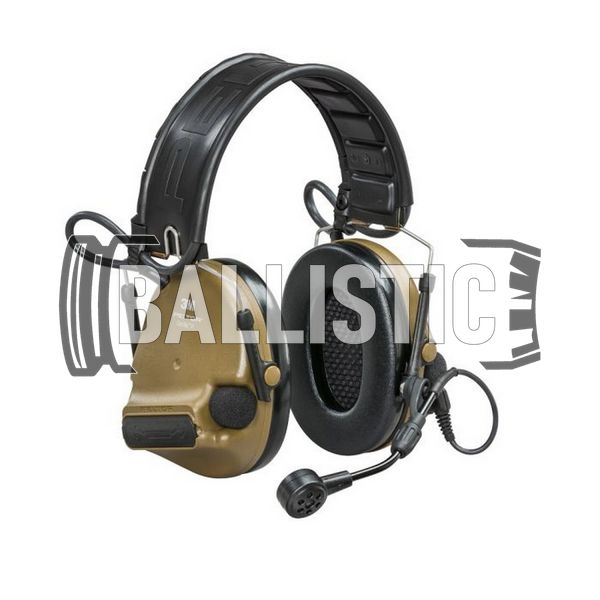 3M Peltor Comtac VI NIB hearing defender, Coyote Brown, Headband, 23, 2xAAA, Comtac VI