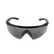 Wiley-X Saber Advanced Sunglasses with Smoke Lens, Black, Smoky, Goggles