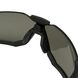 Revision SlingShot Sunglasses with Cano Lens, Black, Green, Goggles