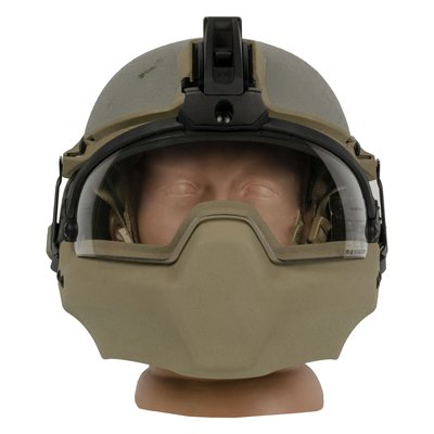 ACH MICH Helmet with Revision Viper Visor (Used), Foliage Green, Large