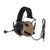 Earmor M32X Mark 3 MilPro M-Lok Headset, Coyote Brown, З наголів'єм; З адаптерами, 22, Single