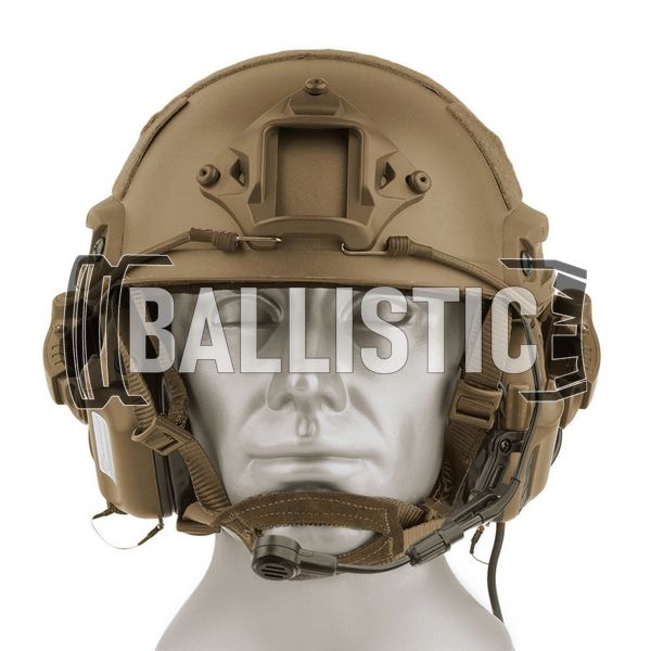 Earmor M32X Mark 3 MilPro M-Lok Headset, Coyote Brown, З наголів'єм; З адаптерами, 22, Single