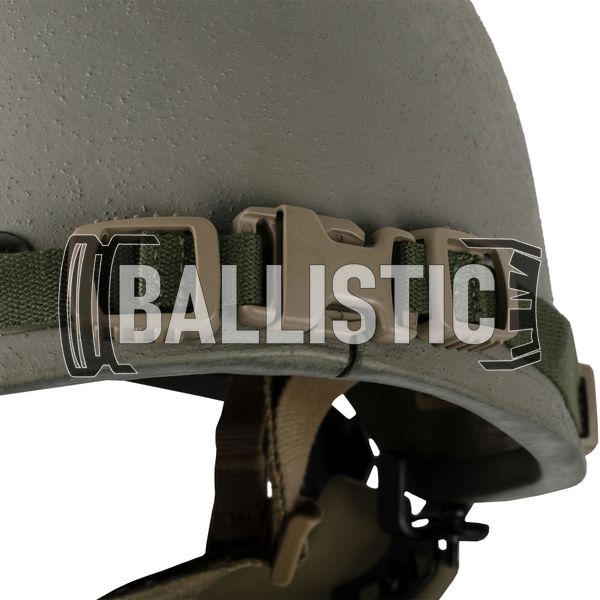 ACH MICH Helmet with Revision Viper Visor (Used), Foliage Green, Large