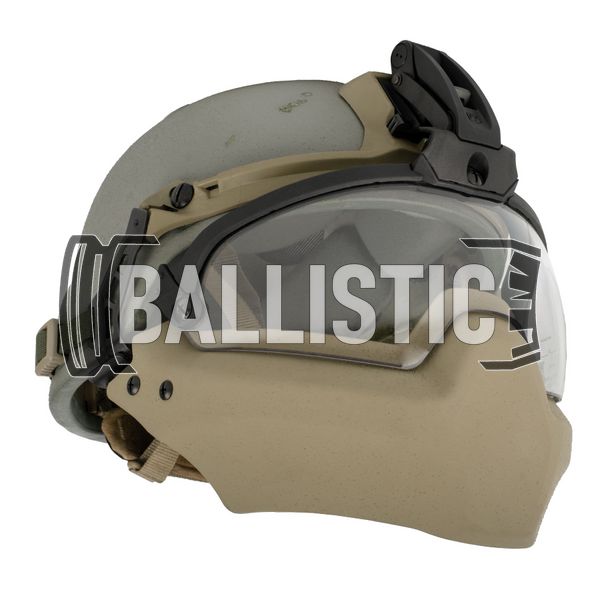 ACH MICH Helmet with Revision Viper Visor (Used), Foliage Green, Large