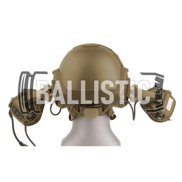 Earmor M32X Mark 3 MilPro M-Lok Headset, Coyote Brown, З наголів'єм; З адаптерами, 22, Single