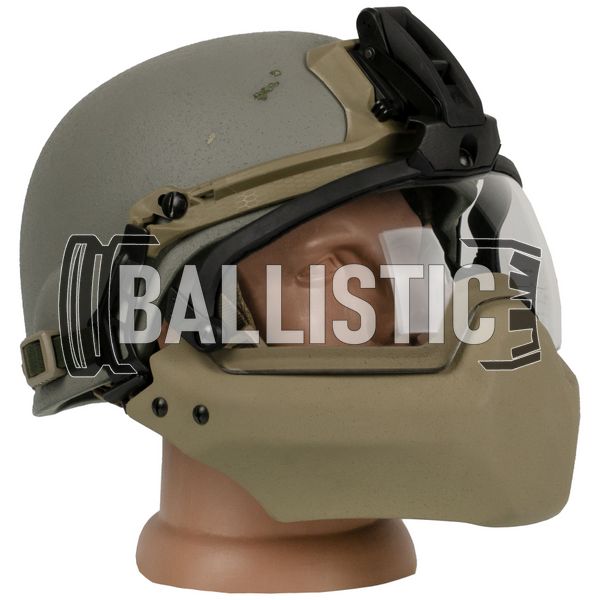 ACH MICH Helmet with Revision Viper Visor (Used), Foliage Green, Large