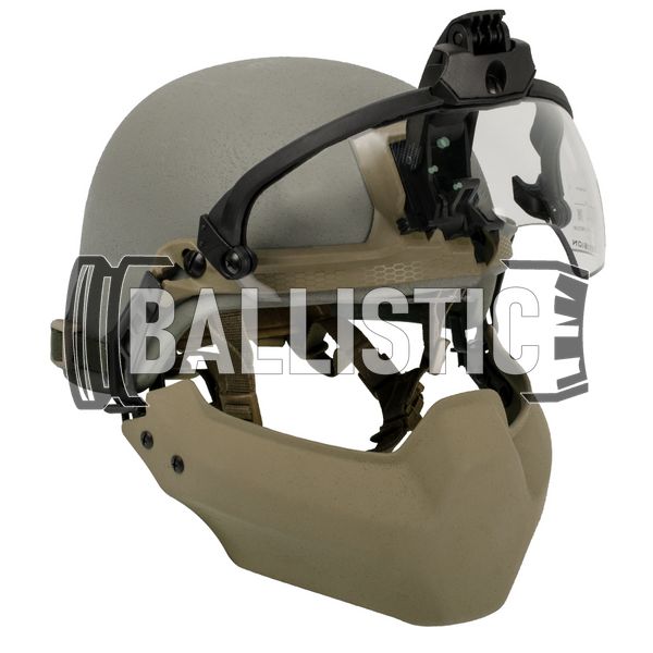 ACH MICH Helmet with Revision Viper Visor (Used), Foliage Green, Large