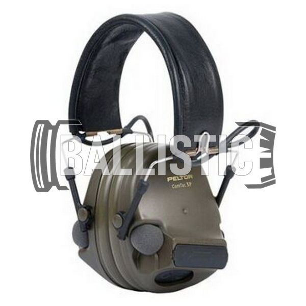 3M Peltor ComTac XP Headsets, Olive, Headband, 25, 2xAAA