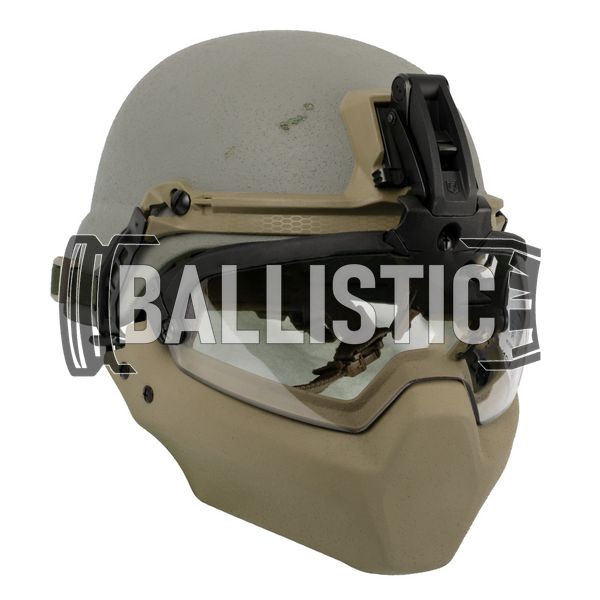 ACH MICH Helmet with Revision Viper Visor (Used), Foliage Green, Large