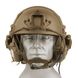 Earmor M32X Mark 3 MilPro M-Lok Headset, Coyote Brown, З наголів'єм; З адаптерами, 22, Single