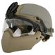 ACH MICH Helmet with Revision Viper Visor (Used), Foliage Green, Large