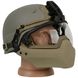 ACH MICH Helmet with Revision Viper Visor (Used), Foliage Green, Large