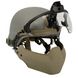 ACH MICH Helmet with Revision Viper Visor (Used), Foliage Green, Large