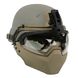 ACH MICH Helmet with Revision Viper Visor (Used), Foliage Green, Large