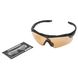 ESS Crossbow Ballistic Eyeshields with Bronze Lens, Black, Brown, Goggles