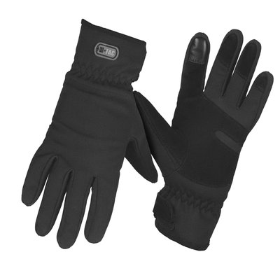 M-Tac Tactical Waterproof Black Gloves, Black, Classic, Small