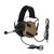 Earmor M32X Mark 3 DualCom MilPro Tactical Headsets with ARC rail adapter, Coyote Brown, Підшоломні; З адаптерами, 22, Dual