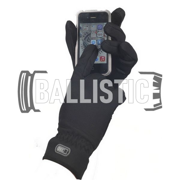 M-Tac Tactical Waterproof Black Gloves, Black, Classic, Small