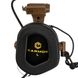 Earmor M32X Mark 3 DualCom MilPro Tactical Headsets with ARC rail adapter, Coyote Brown, Підшоломні; З адаптерами, 22, Dual