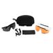 Wiley-X Saber Advanced Ballistic Safety Glasses Kit, Black, Amberж, Transparent, Smoky, Goggles