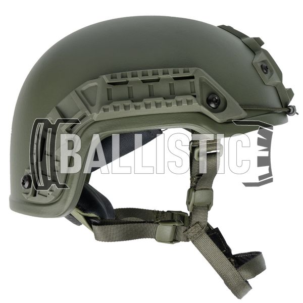 Protection Group Danmark Arch High Cut Ballistic Helmet, Olive, Large