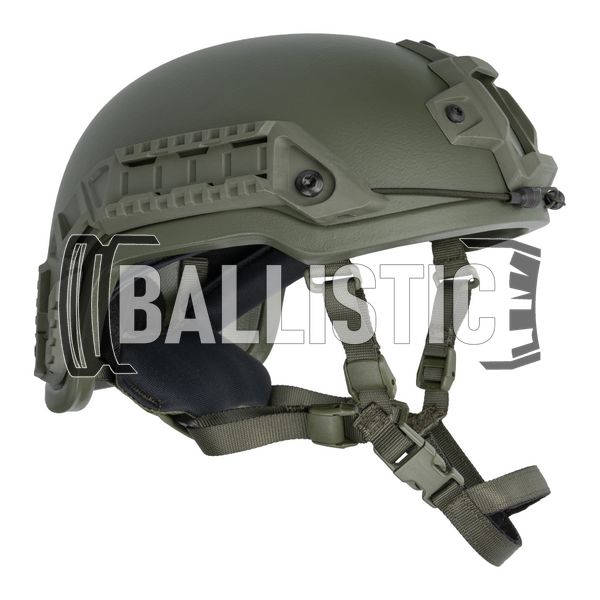 Protection Group Danmark Arch High Cut Ballistic Helmet, Olive, Large