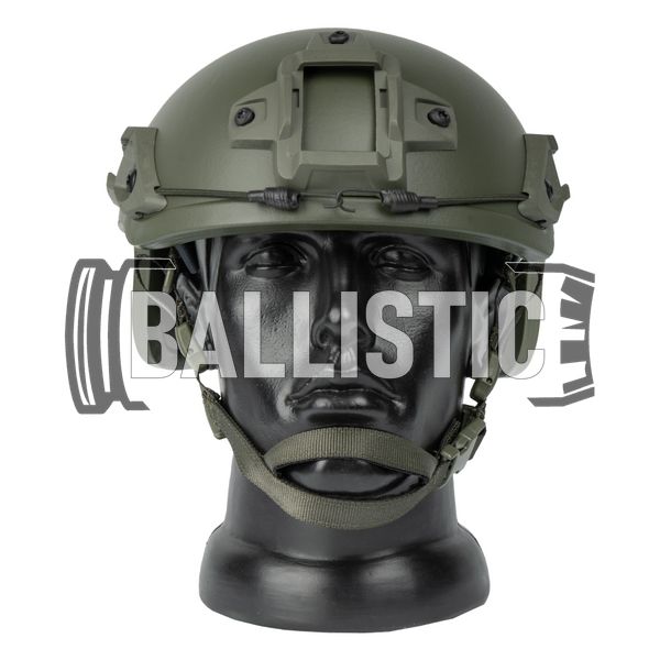 Protection Group Danmark Arch High Cut Ballistic Helmet, Olive, Large