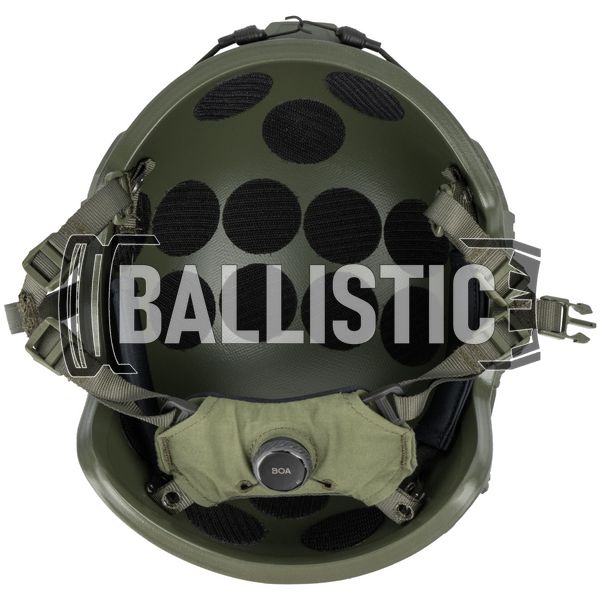 Protection Group Danmark Arch High Cut Ballistic Helmet, Olive, Large