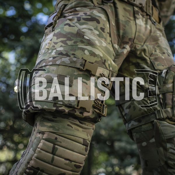 M-Tac Thigh Protection with Ballistic Package Class 2, Multicam, Універсальний, Захист стегон, 2, Ultra high molecular weight polyethylene