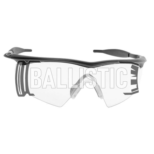 Oakley M Frame Strike Glasses with Clear Lens, Black, Transparent, Goggles