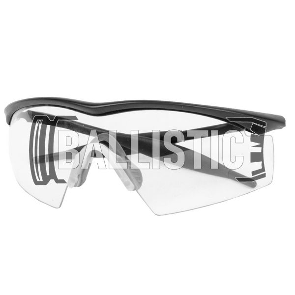 Oakley M Frame Strike Glasses with Clear Lens, Black, Transparent, Goggles