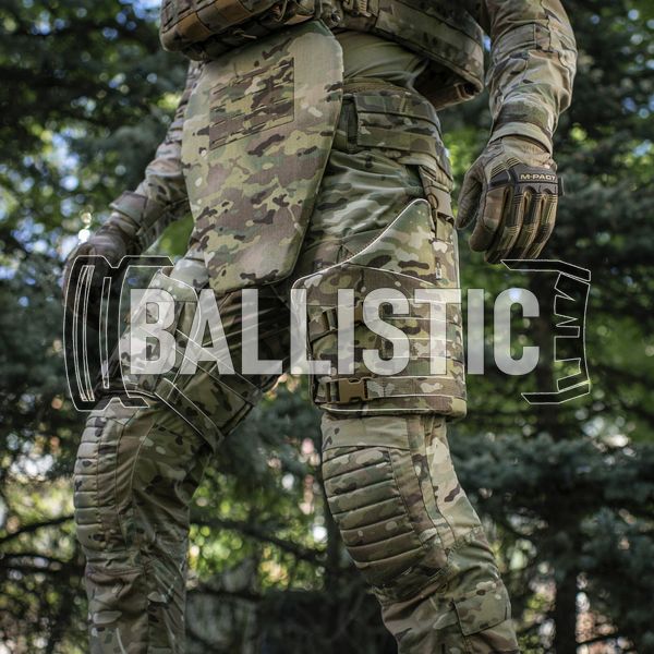 M-Tac Thigh Protection with Ballistic Package Class 2, Multicam, Універсальний, Захист стегон, 2, Ultra high molecular weight polyethylene