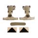 Ops-Core AMP Helmet Rail Mount Kit, Tan, Ops-core Rac, Helmet adapters