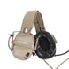 Ops-Core AMP Communication Headset Fixed Downlead, Tan, 22, Single