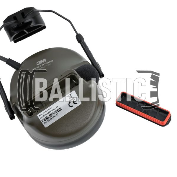 3M Peltor Comtac XPI Headset with Helmet Rail Mounts, Olive, With adapters, NATO J11, 25, 2xAAA, Comtac XPI